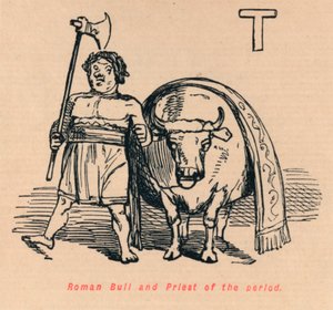 1852年のロマンブルと司祭 作： John Leech