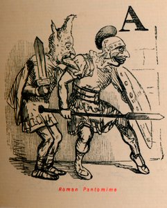 ローマのパントマイム、1852 作： John Leech