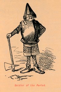 時代の兵士、c1860、c1860 作： John Leech