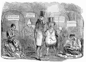 1850年のパンチ氏の産業展の標本 作： John Leech