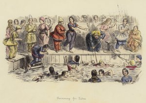 女性のための水泳 作： John Leech