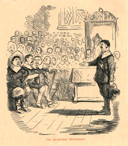 ベアボーン議会、1897年。 作： John Leech