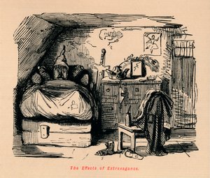 贅沢の効果、c1860、c1860 作： John Leech