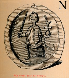 ヘンリー1世の大シール、c1860、c1860