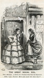 大いなる社会的悪（エングレービング 作： John Leech