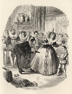 1887年、リチャードベントレーと息子が出版したトーマスインゴールズビーの「インゴルズビーの伝説」による新築祝い 作： John Leech