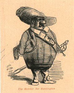 ハンティンドンのメンバー、1897年。 作： John Leech