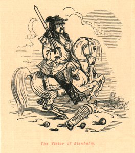 ブレナムの勝利者、1897年。 作： John Leech