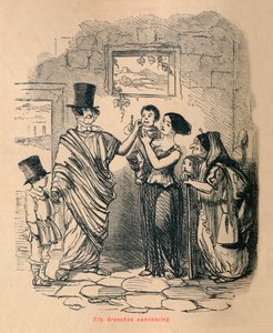 ティベリウス・グラカス、キャンバス、1852 作： John Leech