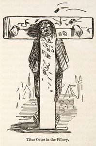 タイタスは英国のコミックの歴史、パブからのさらさらで食べる。 1864 作： John Leech
