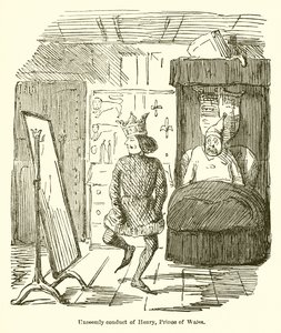 プリンスオブウェールズのヘンリーの意外な行為 作： John Leech