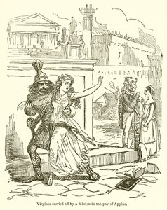 Pay of Appiusでミニオンによって持ち去られたバージニア州 作： John Leech