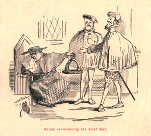 1897年、グレートシールを降伏させたウォルシー。 作： John Leech