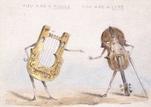 1864年以降、あなたはフィドルであり、ライアです 作： John Leech