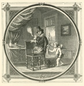 煙は恋人たちの食べ物(彫刻) 作： John Leighton