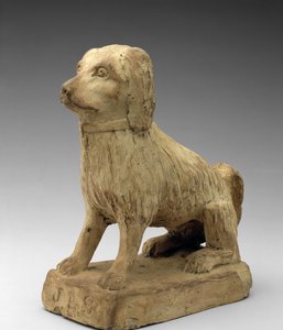 スパニエル、c。 1870-1880（石器） 作： John Lewis Stone