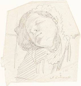 休む女 作： John Linnell