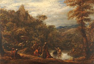 ユーヌフの洗礼、1835-45 作： John Linnell