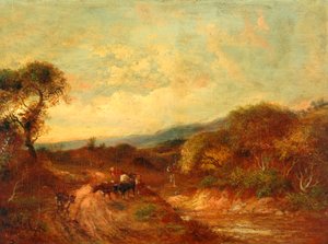 レッドヒルの近く、サリー 作： John Linnell