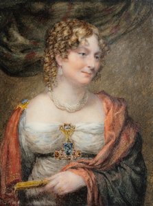 アン・ロー・ネ・タウリーの肖像、ファースト・エレンボロー、c。 1821年。 作： John Linnell