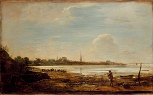 サウサンプトンの眺め、1819 年 作： John Linnell