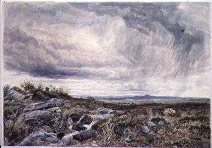 Showery Weather、Bettws-y-Coed 作： John Lloyd Bond