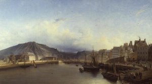 シェルブールの橋 作： John Louis Petit