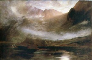 スカイ島のコリウスク湖 作： John MacWhirter