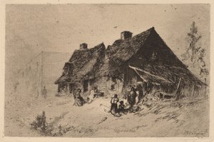 ウィルミントンの奴隷小屋 作： John Mackie Falconer