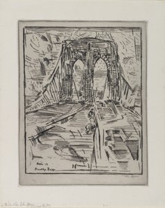 ブルックリン橋 作： John Marin