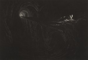 混沌の橋、1827年頃（メゾチント） 作： John Martin
