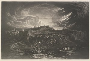 ジェリコの城壁の崩壊 作： John Martin