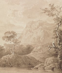 ロッキー川の風景 作： John Martin