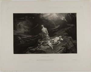 聖書の挿絵より、アベルの死 作： John Martin