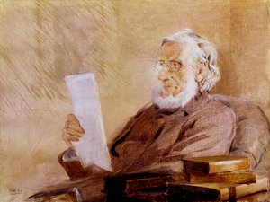 ジョン・ティンダル、アイルランド生まれの物理学者・登山家、1893年 作： John McLure Hamilton
