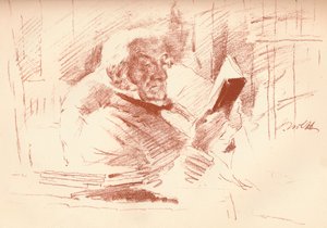 グラッドストーン氏の肖像、1896 作： John McLure Hamilton