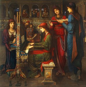 Evensong, St Cecilia 作： John Melhuish Strudwick