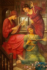 ゴールデンデイズでは、 作： John Melhuish Strudwick