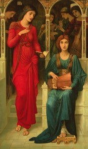 音楽へのオード 作： John Melhuish Strudwick