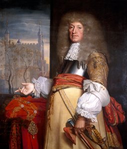 サー・ジョン・ロビンソン、市長 1662 年。 作： John Michael Wright