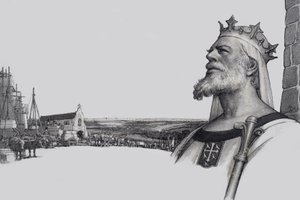 ペイ・ポールのためにペイ・ペイを奪う（紙にグワッシュ）