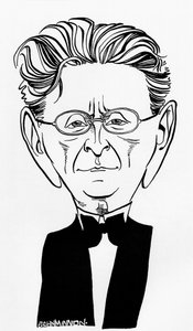 アレクサンダー・フォン・ツェムリンスキー 風刺画