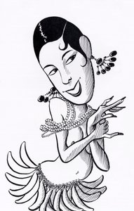 ジョセフィン・ベイカー 風刺画