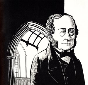 サミュエル・ウェスリー 風刺画 作： John Minnion