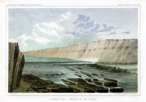 コロンビア川、デシュートのジャンクション、1856年。 作： John Mix Stanley