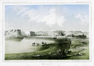 フォートベントン、モンタナ州、アメリカ合衆国、1856 作： John Mix Stanley