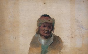 正体不明のインド人 作： John Mix Stanley