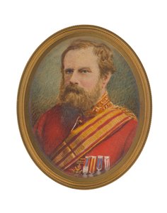 デビッド・ポット中将（1812-1881）のスタッフユニフォーム姿 作： John Moffat