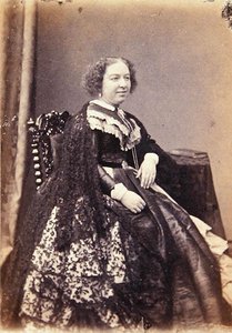 Louisa Pyne, c.1860 (白黒写真) 作： John Moffat