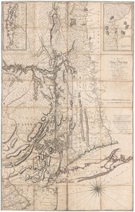 モントレゾールによるニューヨークの地図 作： John Montresor